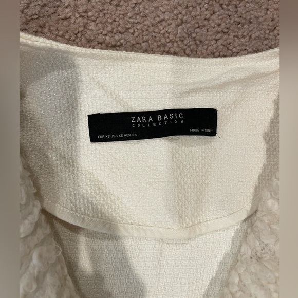 Women's ZARA BASIC Collection Retro long length poodle fur vest - Picture 3 of 9